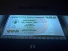 Zimbabwe 100 Million Dollar Bearer Cheque Bill Banknote Money - Pre Trillion