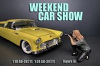 Weekend Car Show Iii Lady American Diorama 1 18 Scale 4  Female Woman Figure
