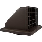 Lambro 1471b Dryer Vent Hood With Removable Screen  4 Inch  Brown