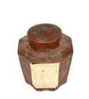 Antique Chinese Qing Yizhaofeng Label Octagonal Zisha Purple Clay Tea Caddy
