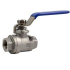 Npt Female 316 Stainless Steel Full Port Ball Valve Vinyl Handle 11 4 Inch