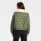 Women s Quilted Jacket - Universal Thread Olive Green L