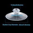  4pcs Shower Caddy Connectors Suction Cups For Bathroom  1 8 Inch Pvc Plastic 