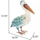Metal Pelican Statue