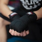New Ringside Mexican Style Boxing Mma Handwraps Hand Wrap Wraps 180  - Black