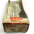 Vintage Heddon Dying Flutter Minnow 9205 Fishing Lure Sd Green Rare Box New Htf