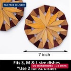 Ecosall Natural Wood Trivets For Hot Dishes  Table And Kitchen Counter Set Of 2