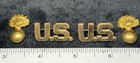 Pair U s m1902 Full Set Ordinance Collar Insignia Spanish American War-original 
