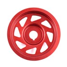 Light Weight Crankshaft Crank Pulley For Subaru Impreza Wrx Sti Forester Red 
