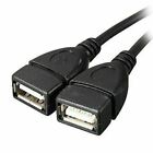 Usb 2 0 A Male To 2 Dual Usb Female Jack Splitter Hub Power Cord Adapter Cable