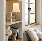 Marble Book Shelf Lamp - Hearth   Hand With Magnolia Viral Rare