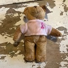 Avon Breast Cancer Crusade Teddy Bear Plush Pink Shirt Stuffed Animal 2001