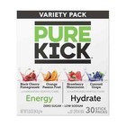 Pure Kick Energy   Hydration Electrolyte Powdered Drink Mix Variety Pack  30 Ct