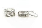 500 Key Rings 25mm 1 Inch Split Ring Key Ring Silver Heavy Duty 