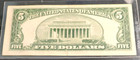 1953  5 Five Dollar Silver Certificate Blue Seal Note Bill Certificate Ef