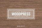 Woodpress   Real Walnut Wood Veneer - Pack Of Us Letter  Medium To Dark Brown