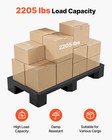 Vevor Plastic Pallet Lightweight Waterproof Floor Tile 1 Pc 2205 Lbs 39 4 x19 7 