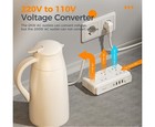 220v To 110v Voltage Converter  Tessan Universal Travel Adapter With 4 Usb Ch