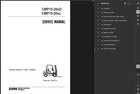 Clark Cmp15d Forklift Operators Service Repair Shop Manual Pdf On Usb