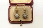 2 5ct Art Deco Round Cut Lab Created Diamond Engagement 14k Gold Finish Earrings