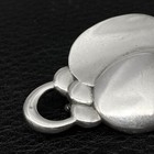 Rare Antique Spanish Art Nouveau Silver Abstract Brooch Modernisme Jugendstil