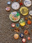 Vintage   Modern Collectible Enamel Pins  Pinbacks  Buttons  Lot Of 70