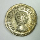 Julia Domna Denarius 196ad Ancient Rome Silver Coin
