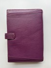 Filofax Aston Organizer    orchid    Purple Deluxe Leather Personal Size Euc