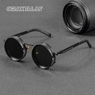 Polarized Round Sunglasses Nd9 Adjustable Dimming Men Women Retro Punk Men s Fis