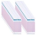 30 Pack Guest Check Books - 1500 Orders Server Note Pads  Pink Order Pads