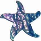 Starfish Glass Swimming Pool Step Marker Mosaic  3   Deep Blue   2 Pack  