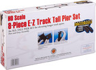 Bachmann Trains 8 Pc  E-z Track Tall Pier Set - Ho Scale