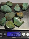 104 G Kingman Turquoise Mountain Rough  Light Blues   Greens 9 Pieces  97