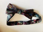 Bowtie Paisley Design Silk  Jacquard Fashion Neck Bow Tie Pre Tied Adjustable