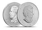 Canada Silver Maple Leaf 1 Oz  5 Random Date - 1 Roll - 25 Bu Coins Mint Tube