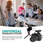 Wmx-1 2 4ghz Wireless Lavalier Microphone System Compatible With Dslr Cameras   