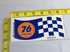 Vintage Union 76 Gas Oil Decal Sticker With Waving Race Flag Original Nos New Og