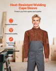 Vevor Leather Welding Cape Sleeve Heavy Duty Flame Resistant Cape Sleeve Xl-size