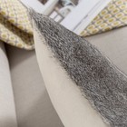 1x Luxury Plush Pillow Case Cushion Cover Sofa Home Decor Square Gray 24x24 
