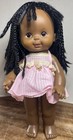 Vintage Ideal Doll 1980 Pretty Curls 12    Doll Pink Dress Brown Eyes Black Hair