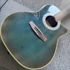 Pro Martin Ea350 Acoustic-electric Guitar Vintage 1990s Japan Blue Green
