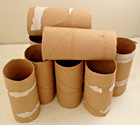 10 Empty Toilet Paper Rolls Cardboard Tubes For Arts   Crafts School Projects