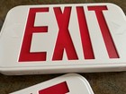 Ls Smd Led Exit Sign Emergency Light With Battery Back-up red Letter  1 Pack 