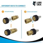 Pressure Washer Adapter Set  M22  m22-14mm  To 3 8   Quick Connect  2 Pack 