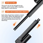 1500n 12v Linear Actuator Motor Fast Speed 10mm s Stroke 2 40  176lbs Waterproof