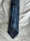 Ermenegildo Zegna Silk Tie Blue Grey Paisley Italy