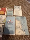 Vintage Maps Poland France Ireland Etc National Geographic 60-80   s Lot Of 9