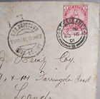 1901 Cape Of Good Hope Censor Boer War Postal Cover To London Spo Capetown B4-78