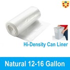 Garbage Bags Office Household Storage Clear Roll Disposbale Trash 12-16 Gallon