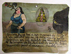Vtg 1945 Hp Mexican Tin Retablo Virgen D Soledad Save Singer From Fiasco At Exam